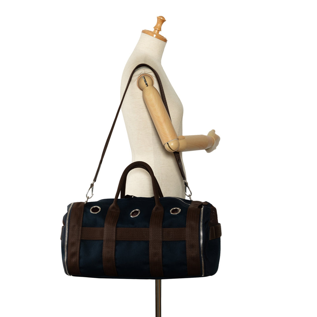 Top quality Hermes Nylon Pet Carrier Travel Bag
