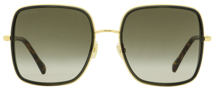 Jimmy Choo Square Jayla Sunglasses 01QHA Gold Brown 57mm