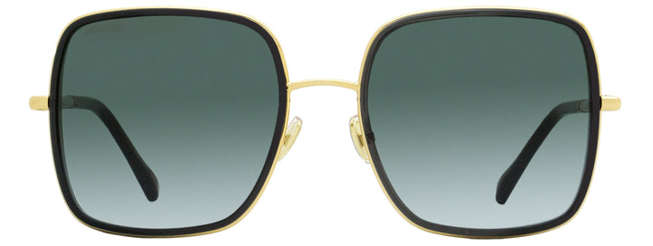 Jimmy Choo Square Jayla Sunglasses 2F79O Gold/Gray 57mm
