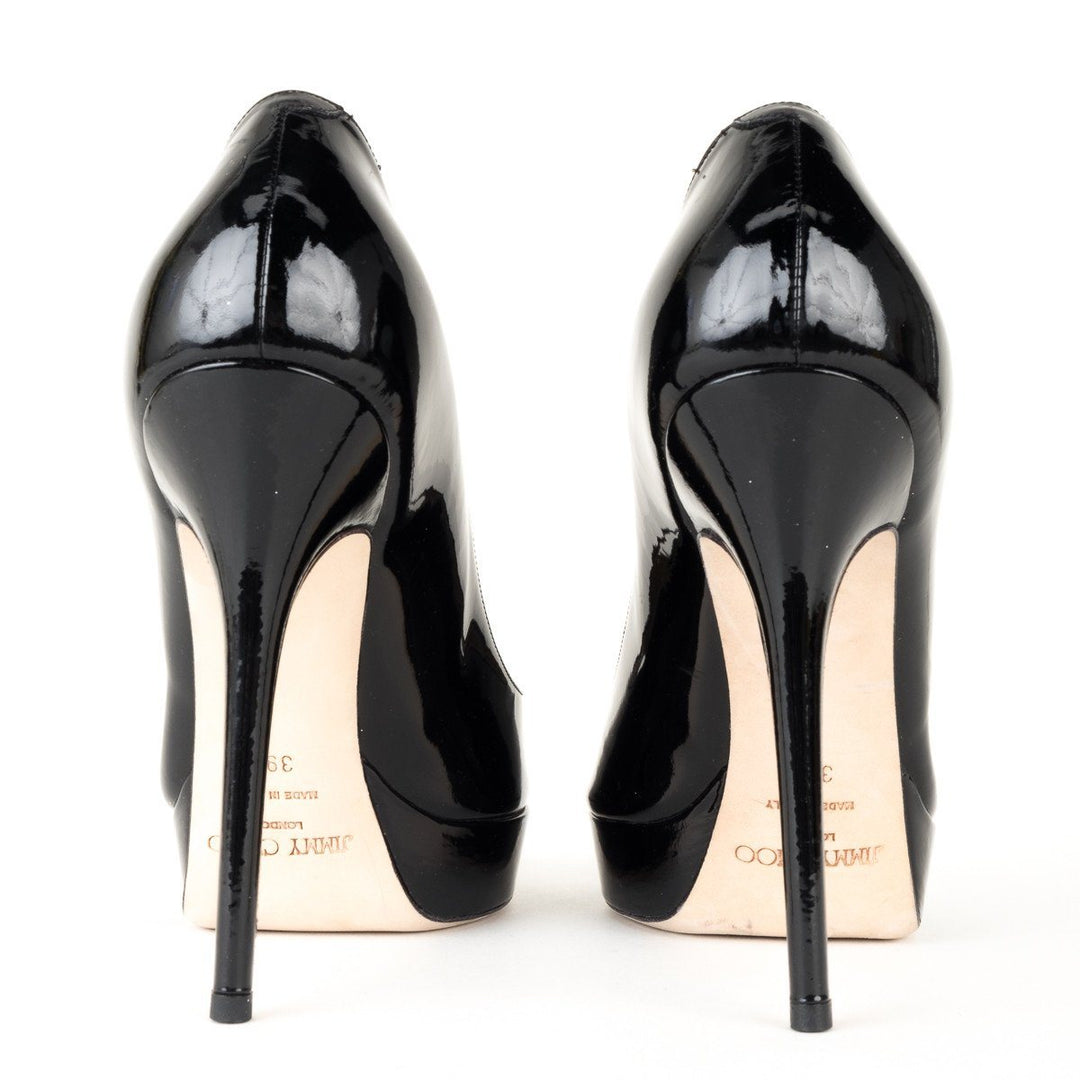 Jimmy Choo Black Patent 'Vibe' Pumps 39.5