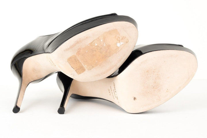Jimmy Choo Black Patent 'Vibe' Pumps 39.5