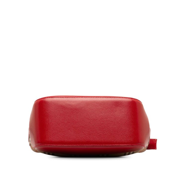 BURBERRY Haymarket Check Handbag