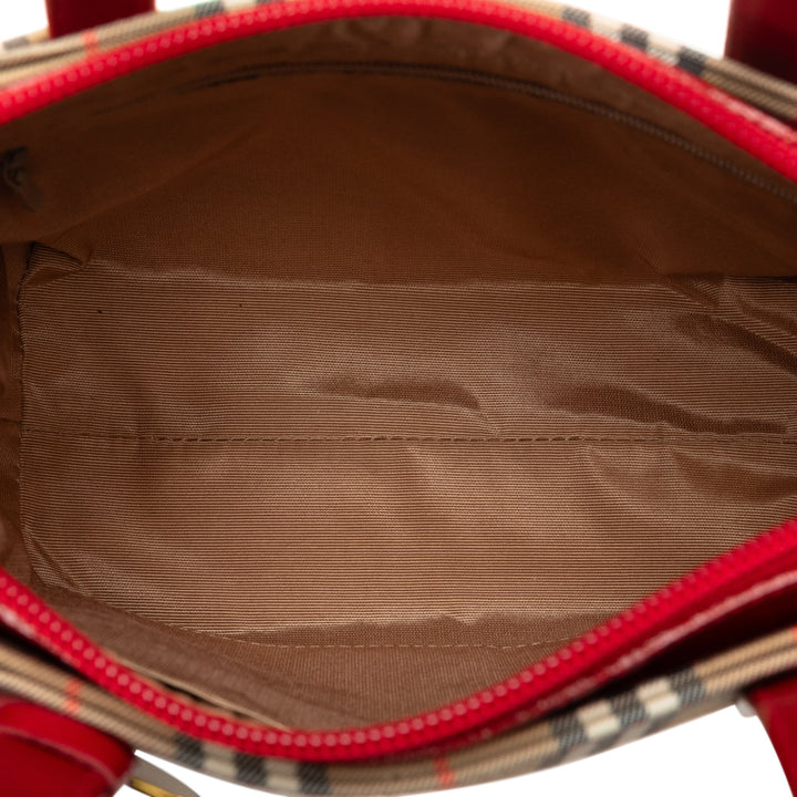 BURBERRY Haymarket Check Handbag