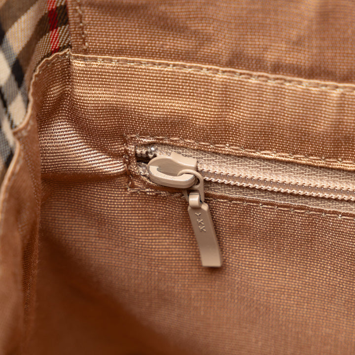 BURBERRY Haymarket Check Handbag