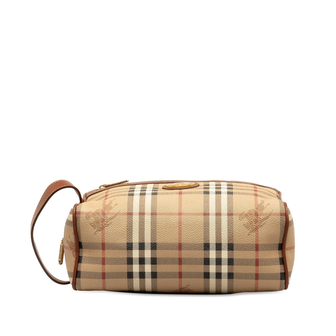 BURBERRY Haymarket Check Clutch Bag