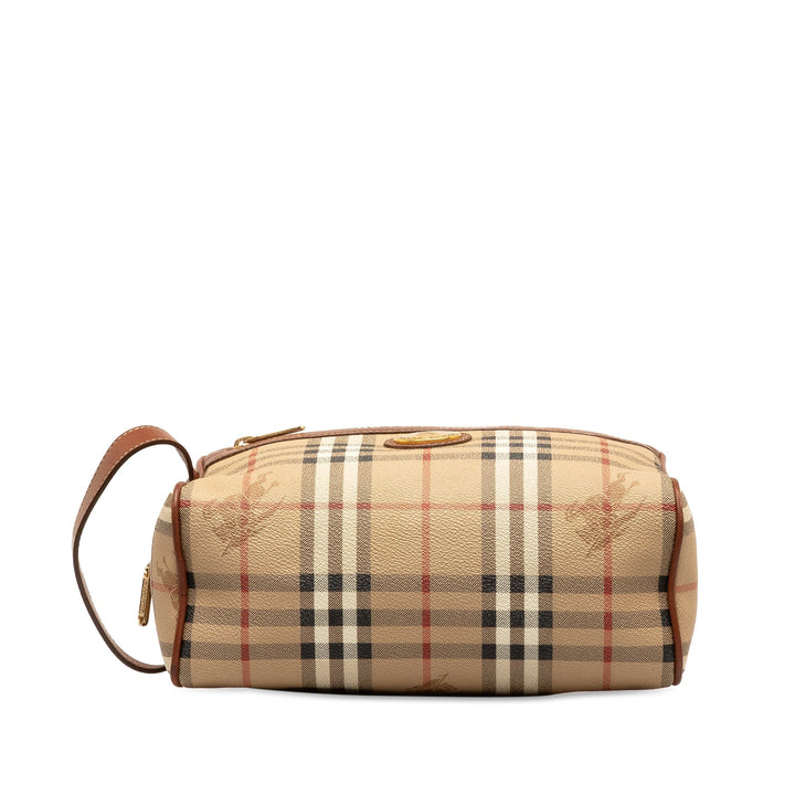 BURBERRY Haymarket Check Clutch Bag