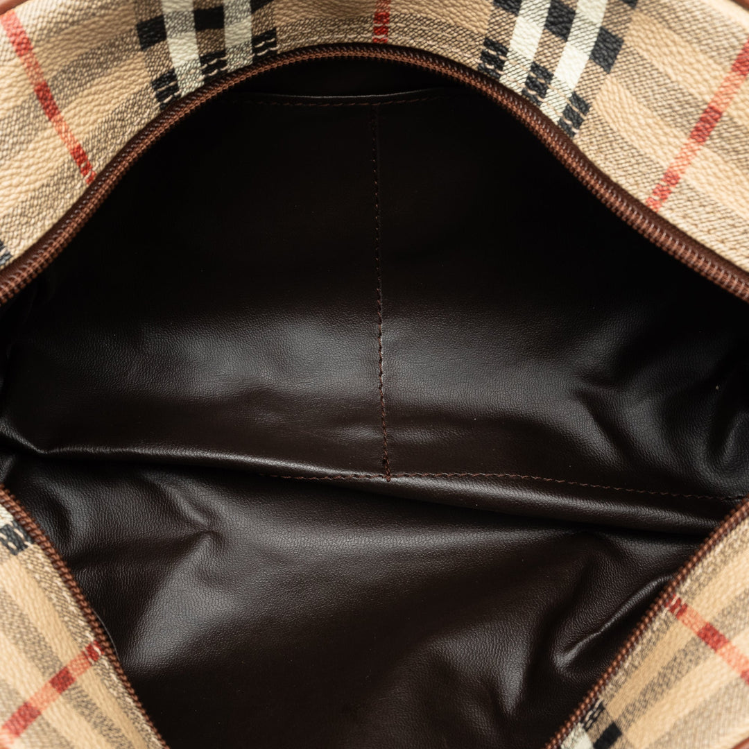 BURBERRY Haymarket Check Clutch Bag
