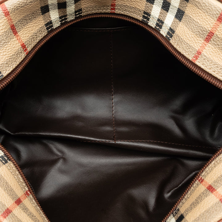 BURBERRY Haymarket Check Clutch Bag