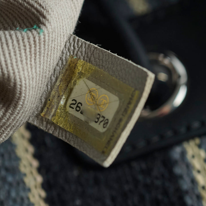 Top Quality Chanel Deauville Backpack Navy Blue