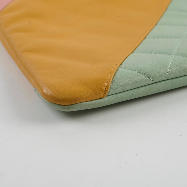 Top Quality Chanel Lambskin Colourblock Large O-Case