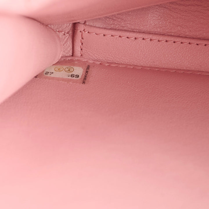 Top Quality Chanel Vanity Pink Stripe Caviar (2018)