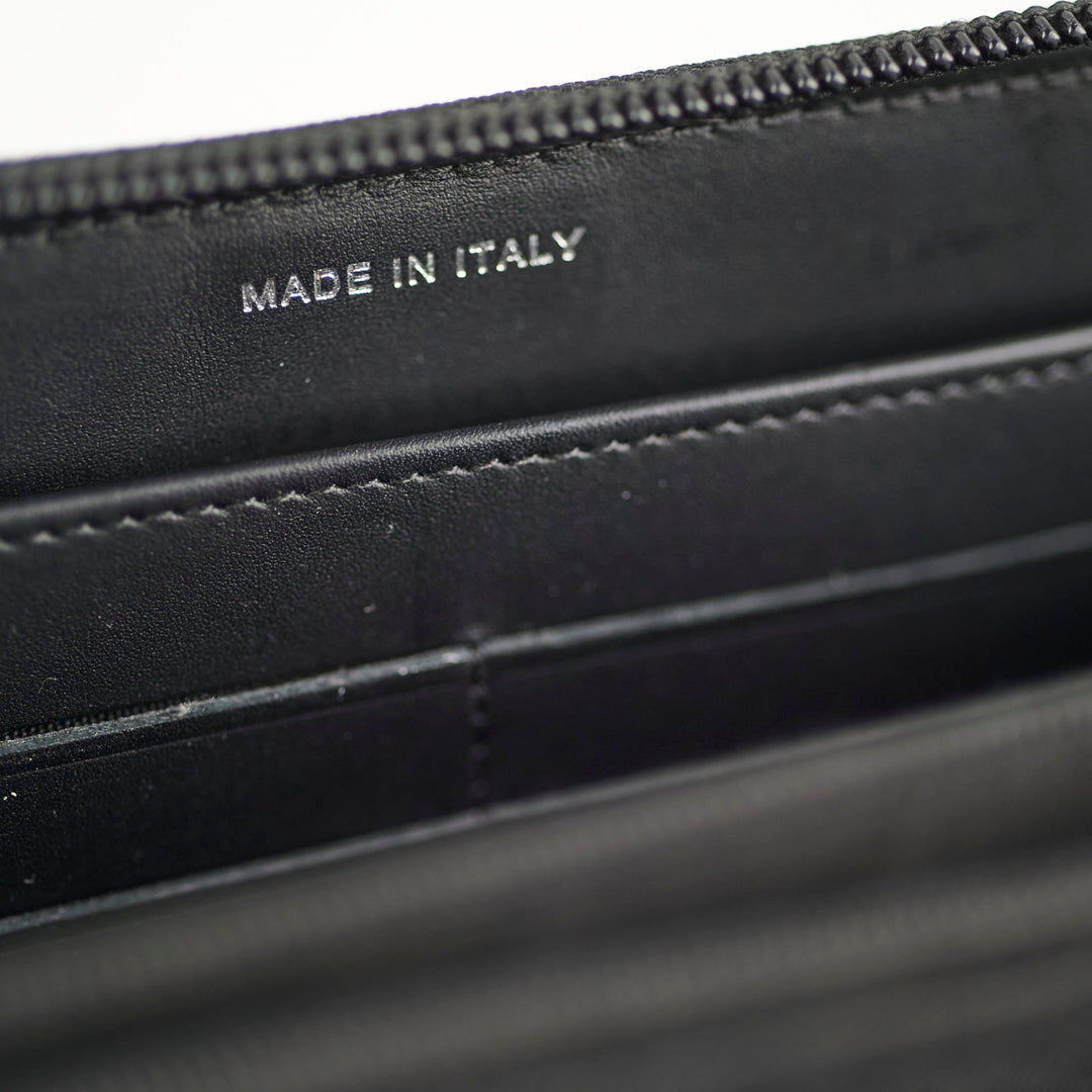 Top Quality Chanel Boy Caviar Long Wallet Black