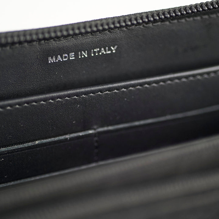 Top Quality Chanel Boy Caviar Long Wallet Black