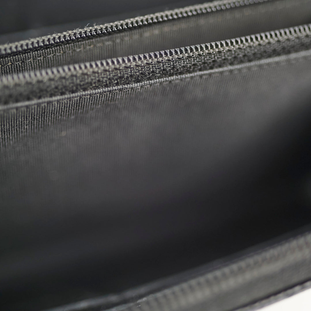Top Quality Chanel Boy Caviar Long Wallet Black