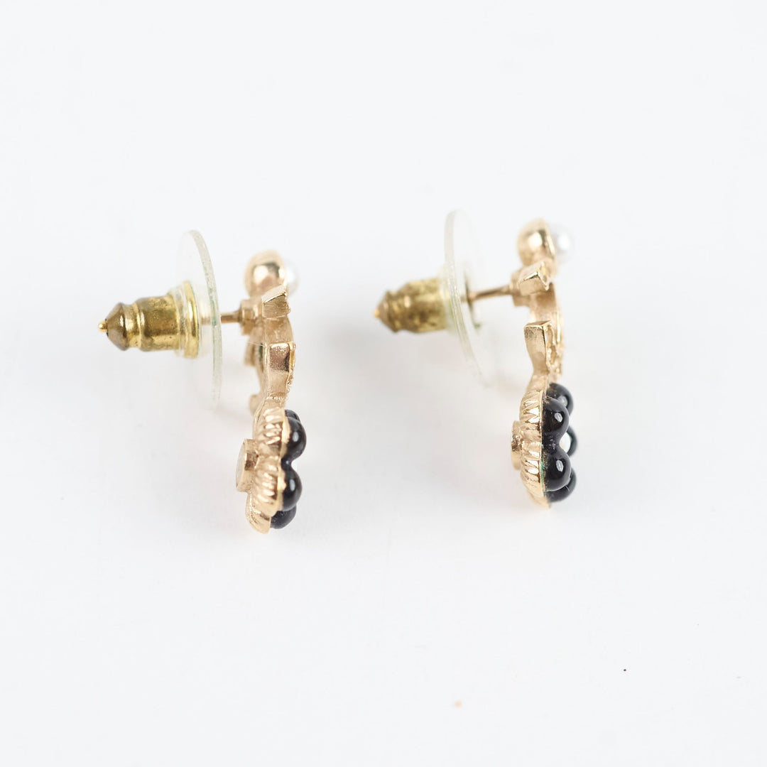 Top Quality Chanel CC Flower Earrings Costume Jewellery