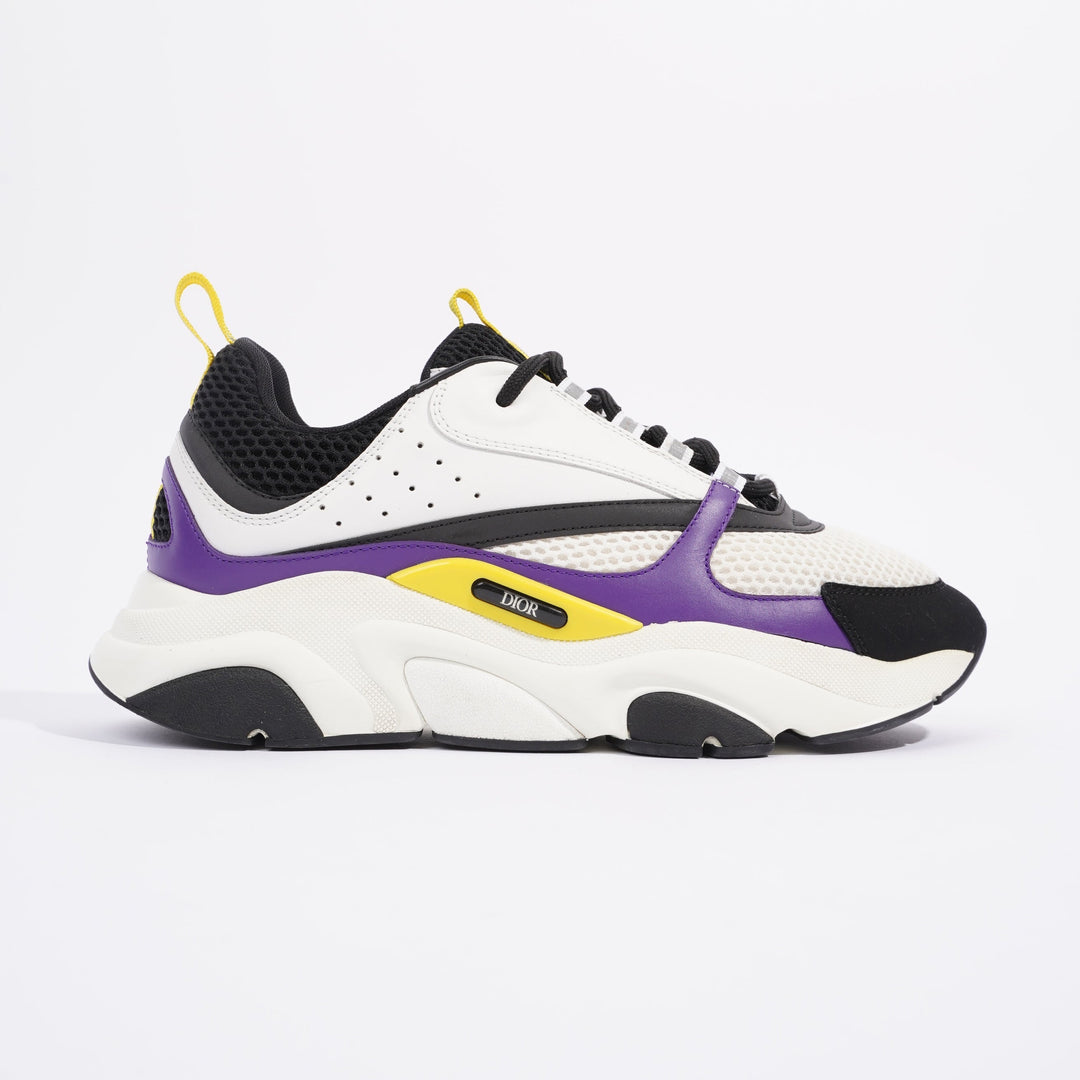 Christian Dior B22 White / Black / Purple Mesh EU 41 UK 7