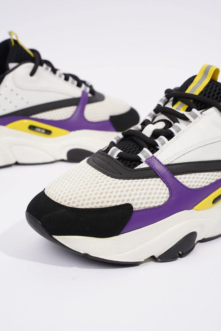 Christian Dior B22 White / Black / Purple Mesh EU 41 UK 7