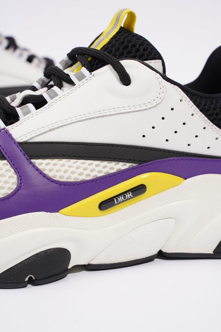 Christian Dior B22 White / Black / Purple Mesh EU 41 UK 7