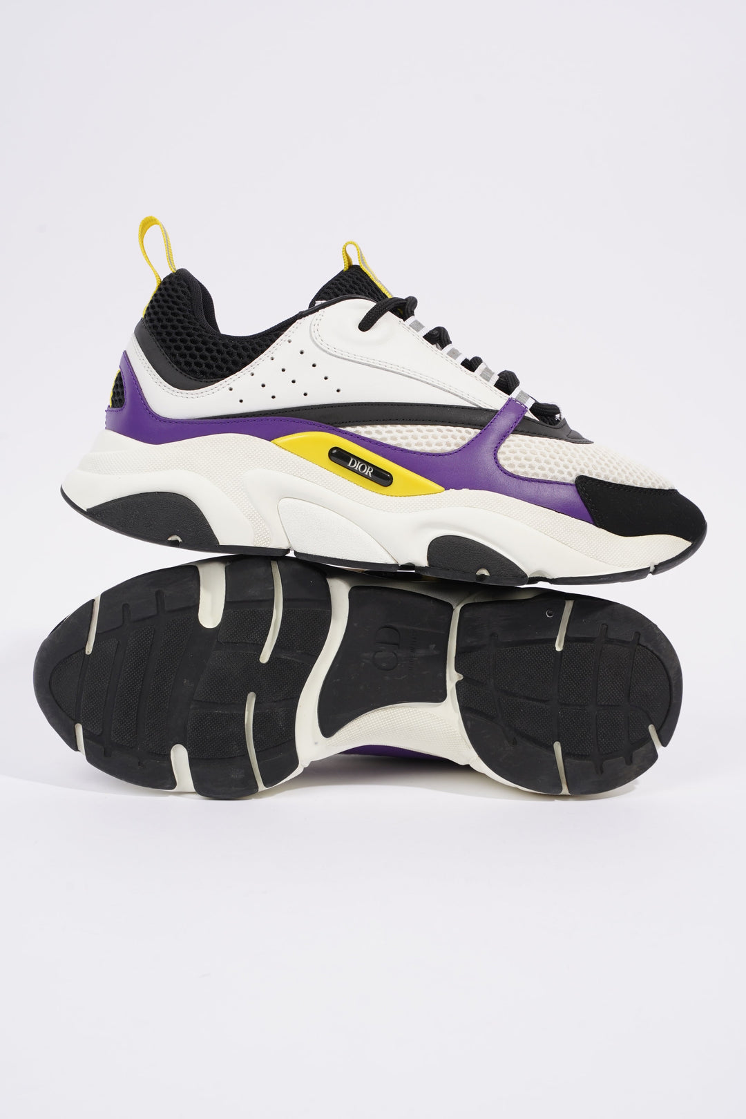 Christian Dior B22 White / Black / Purple Mesh EU 41 UK 7