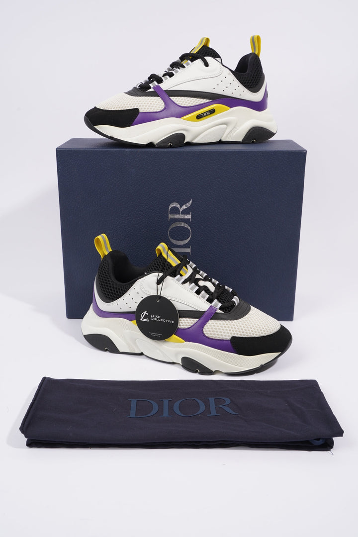 Christian Dior B22 White / Black / Purple Mesh EU 41 UK 7