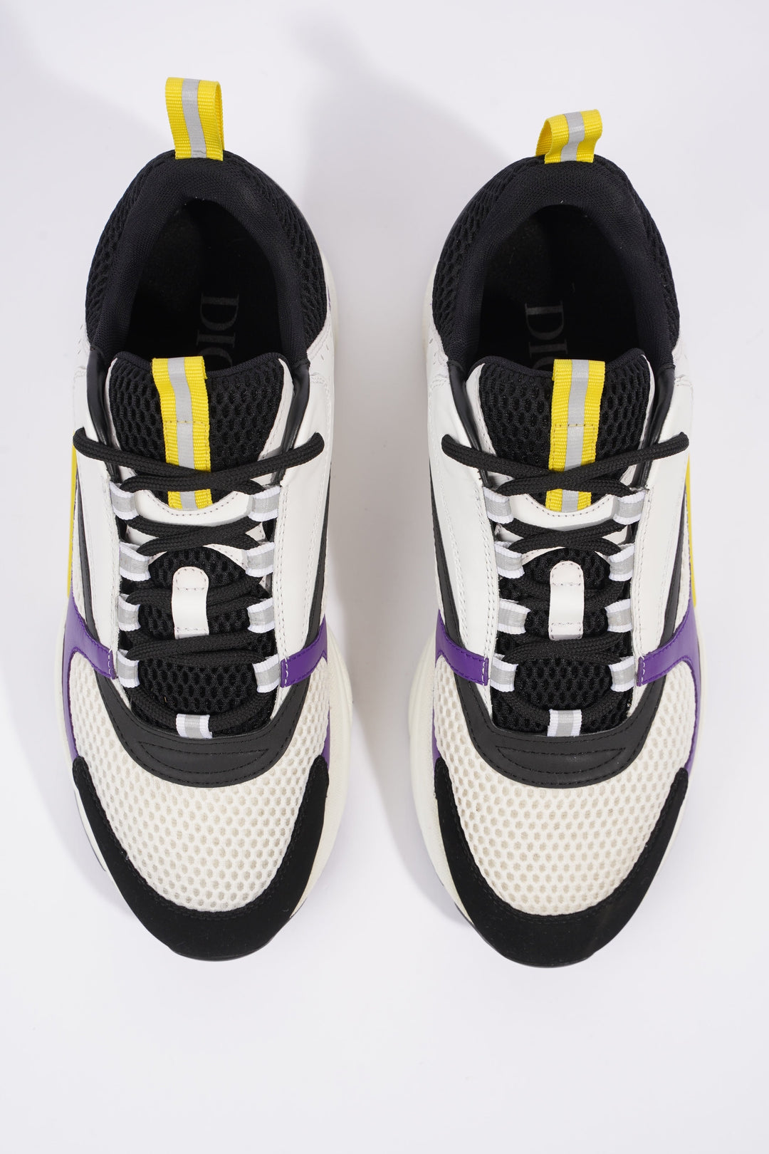 Christian Dior B22 White / Black / Purple Mesh EU 41 UK 7