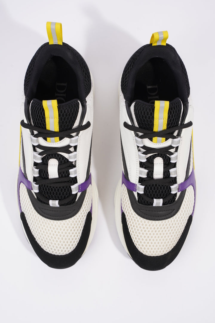 Christian Dior B22 White / Black / Purple Mesh EU 41 UK 7