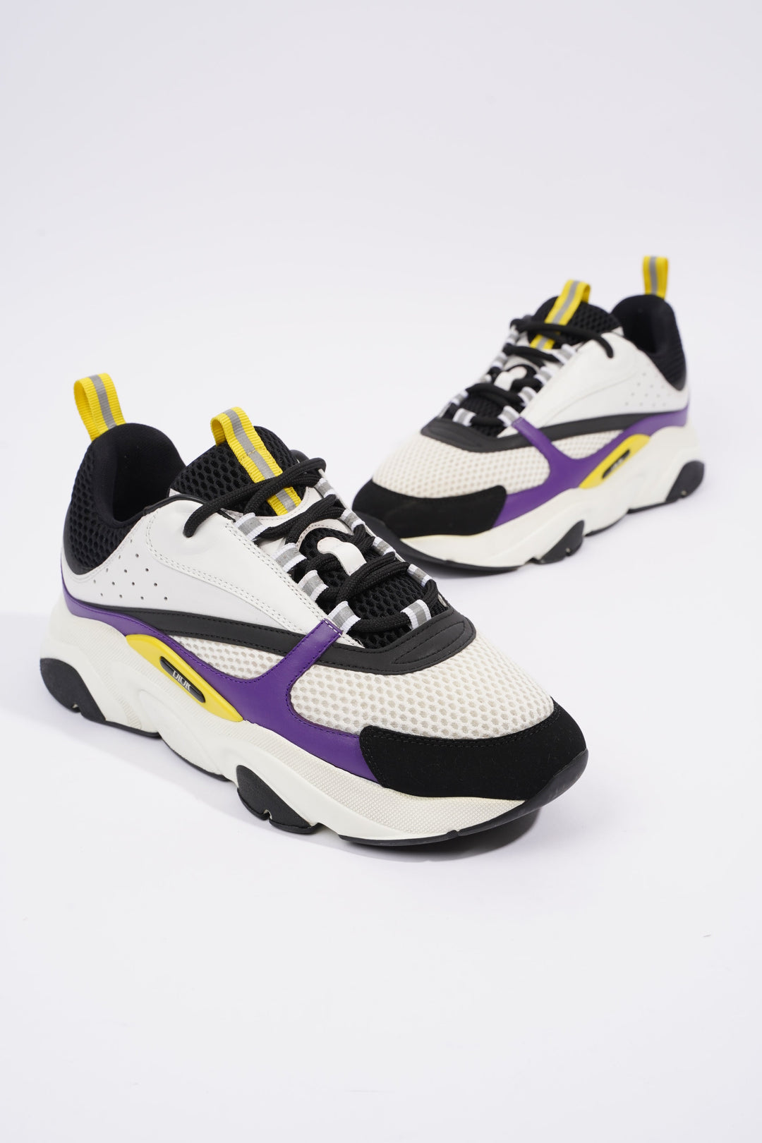 Christian Dior B22 White / Black / Purple Mesh EU 41 UK 7