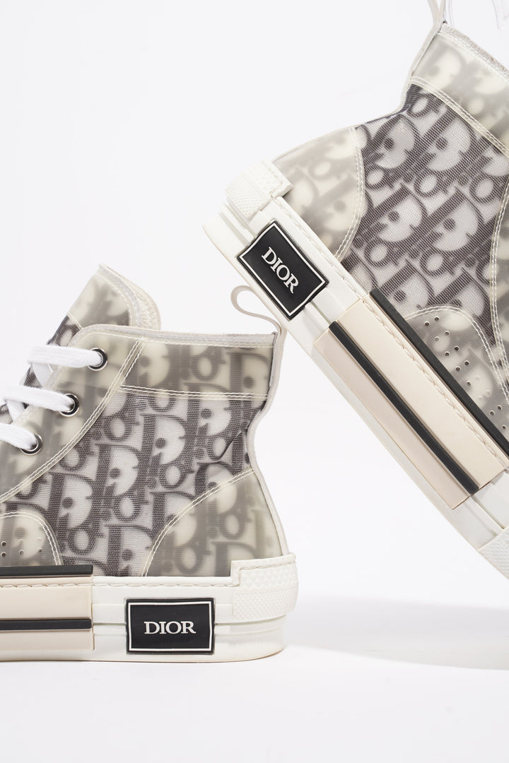 Christian Dior B23 Grey Oblique Canvas EU 38 UK 5