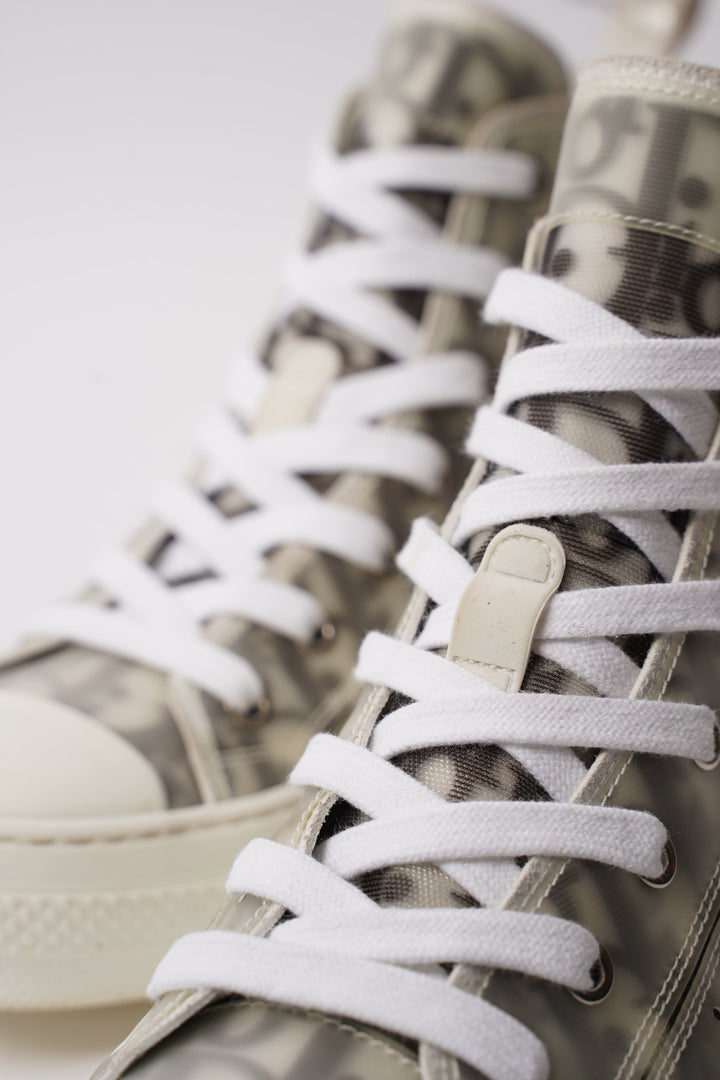 Christian Dior B23 Grey Oblique Canvas EU 38 UK 5