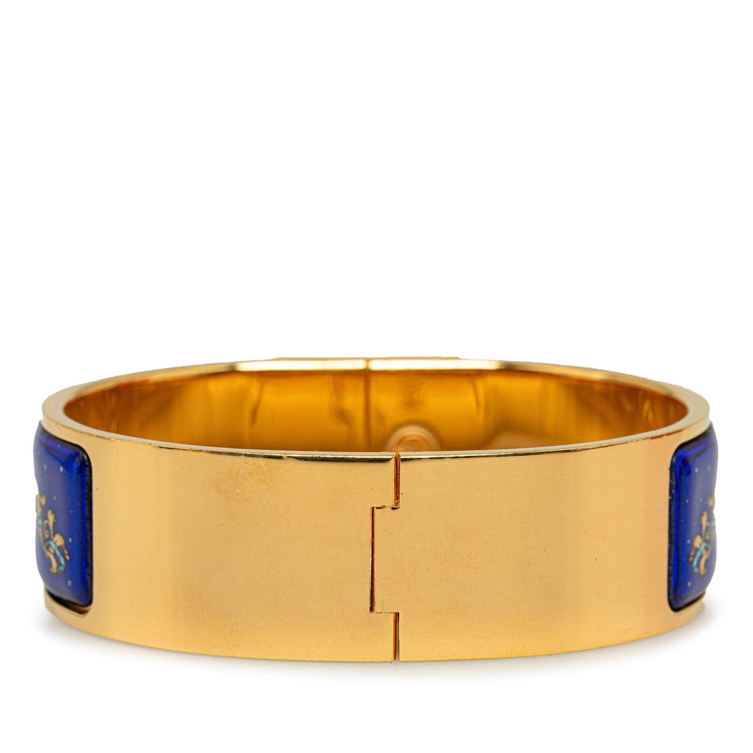 Top quality Hermes Wide Enamel Locquet Hinge Bracelet Costume Bracelet