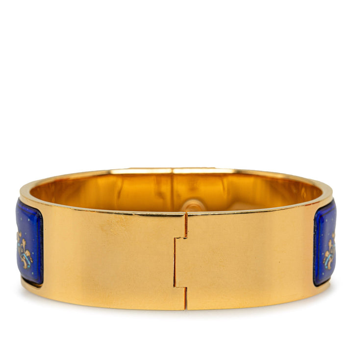 Top quality Hermes Wide Enamel Locquet Hinge Bracelet Costume Bracelet