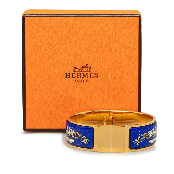 Top quality Hermes Wide Enamel Locquet Hinge Bracelet Costume Bracelet