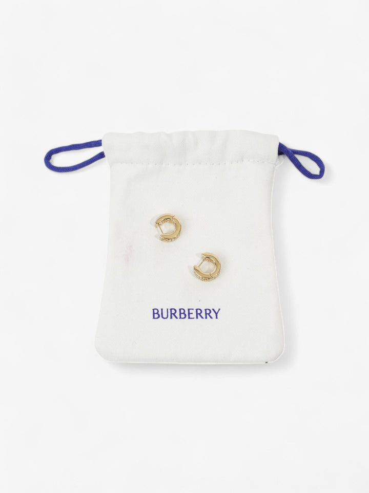 Burberry Earrings Gold Gold Plated