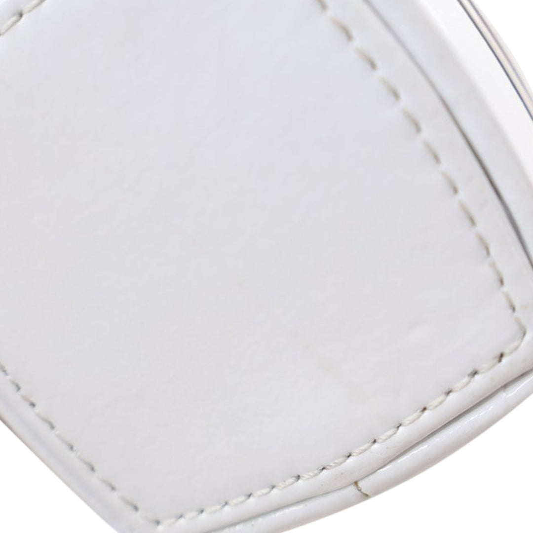 CHANEL Patent Goatskin Make-Up Box Clutch With Chain Crossbody Bag