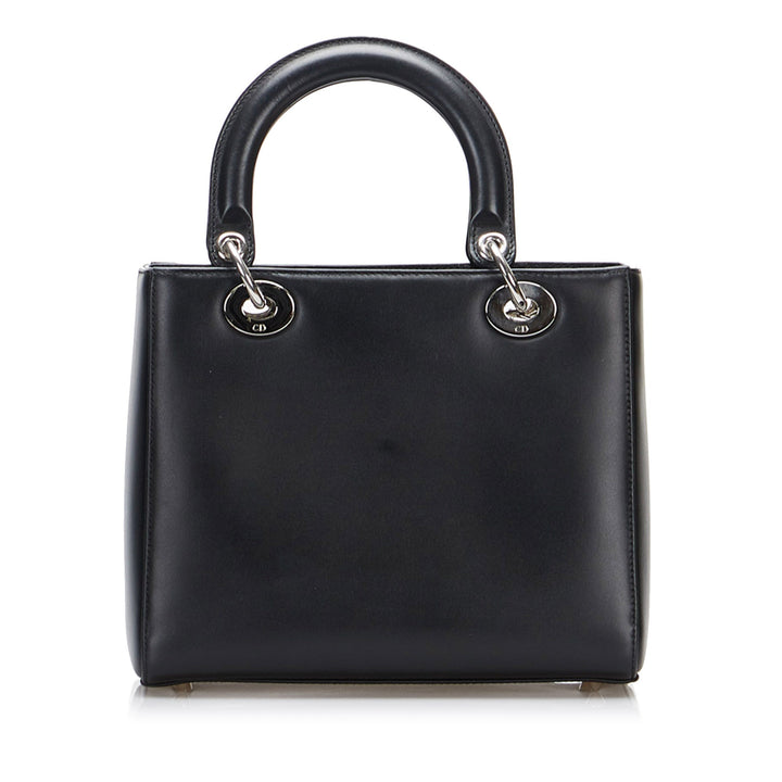 Top quality Dior Lady Top quality Dior Pockets Black Calfskin