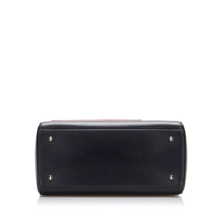 Top quality Dior Lady Top quality Dior Pockets Black Calfskin