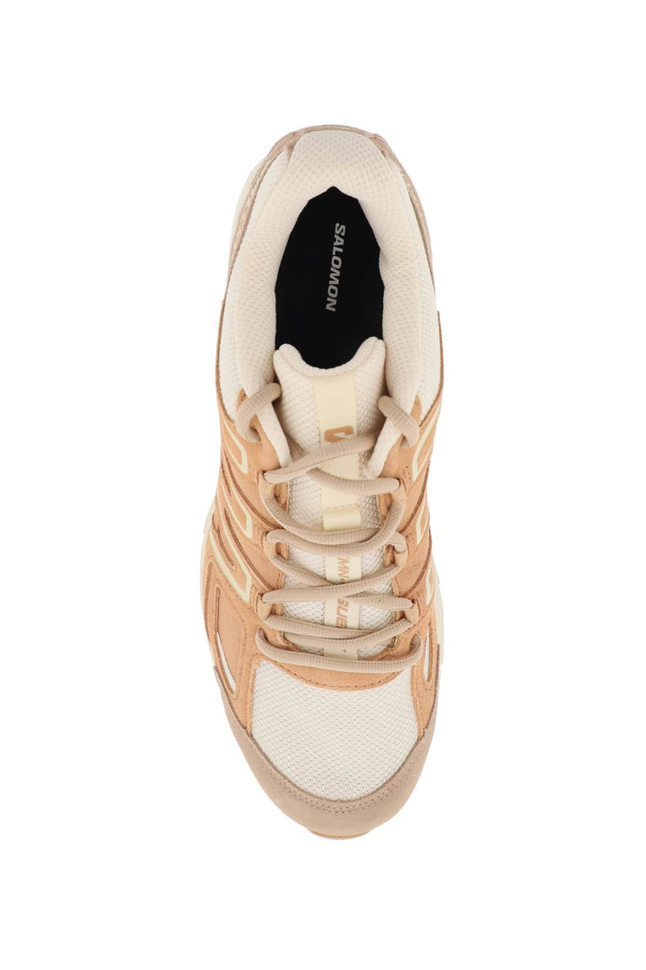 X-MISSION 4 SUEDE SNEAKERS