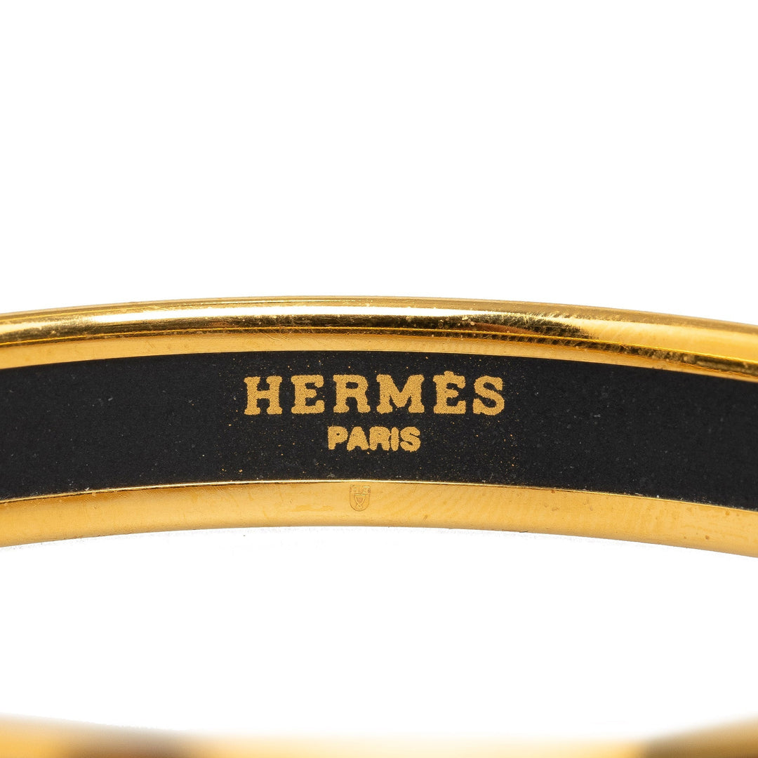Top quality Hermes Narrow Enamel Bangle Costume Bracelet