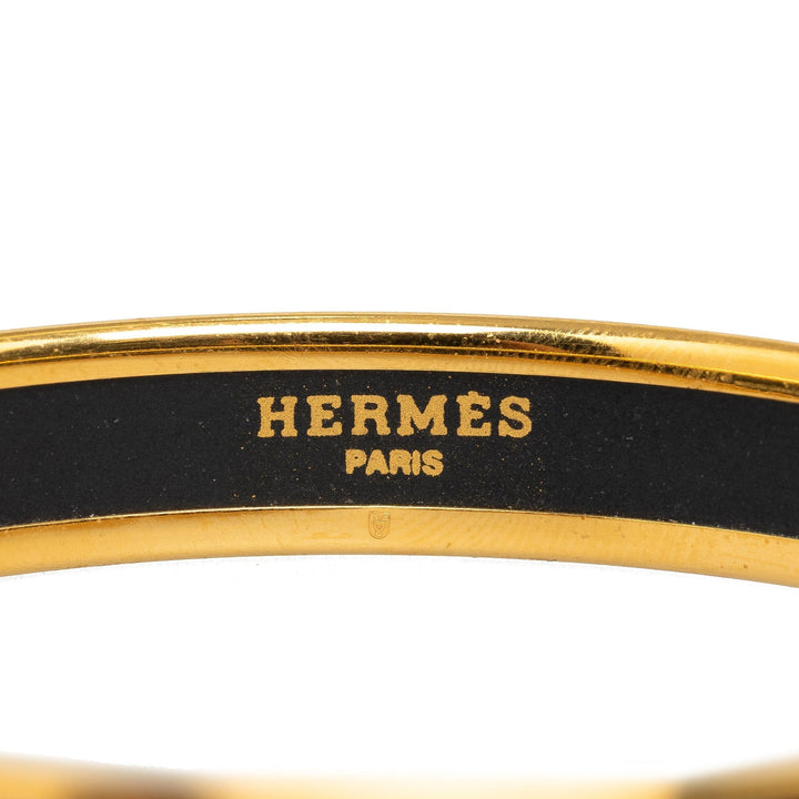 Top quality Hermes Narrow Enamel Bangle Costume Bracelet