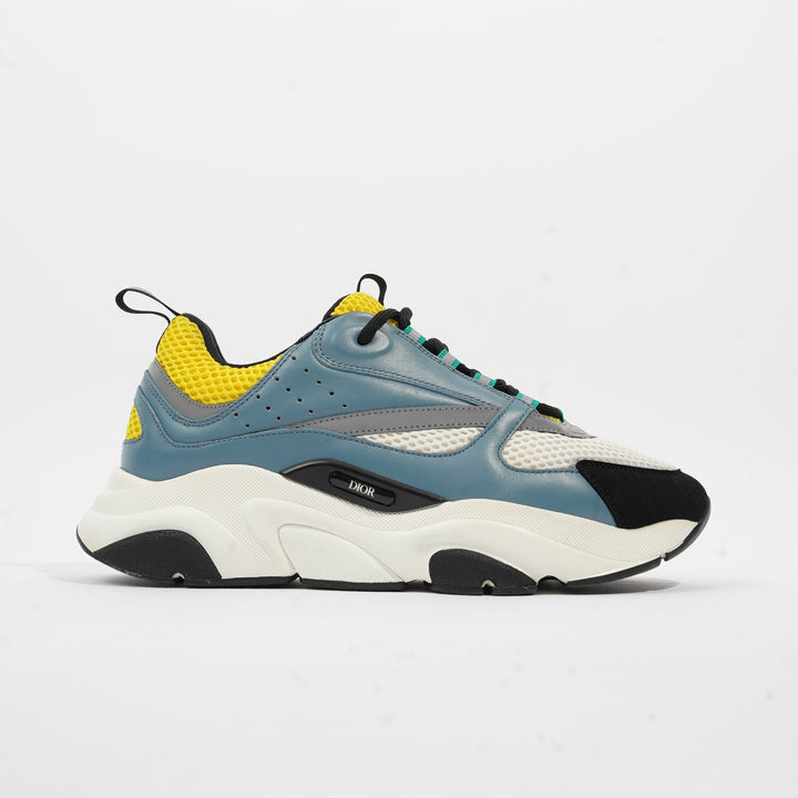 Christian Dior B22 White / Blue / Yellow Mesh EU 41 UK 7