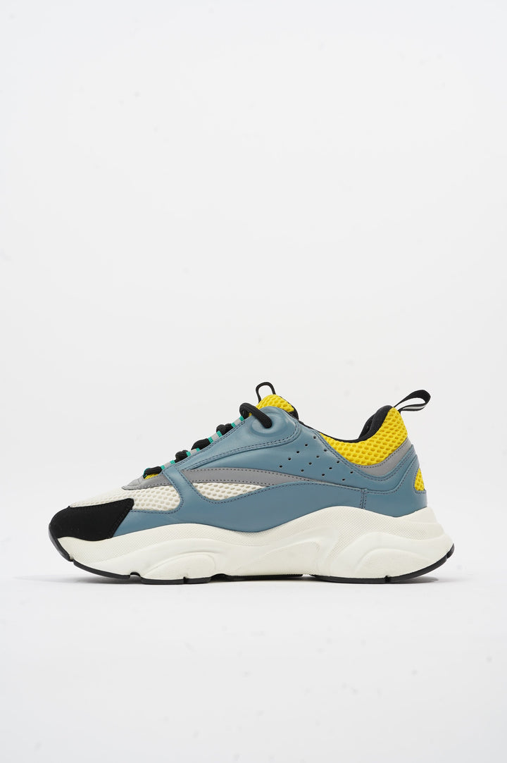 Christian Dior B22 White / Blue / Yellow Mesh EU 41 UK 7