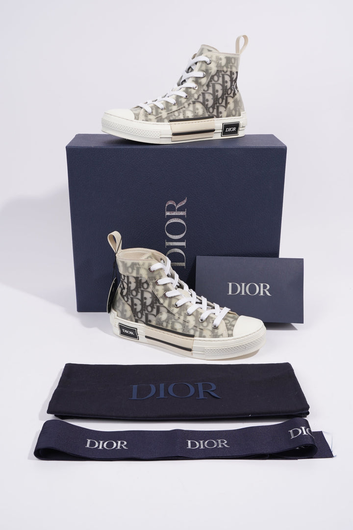 Christian Dior B23 Blue Oblique / White Acetate EU 37.5 UK 4.5