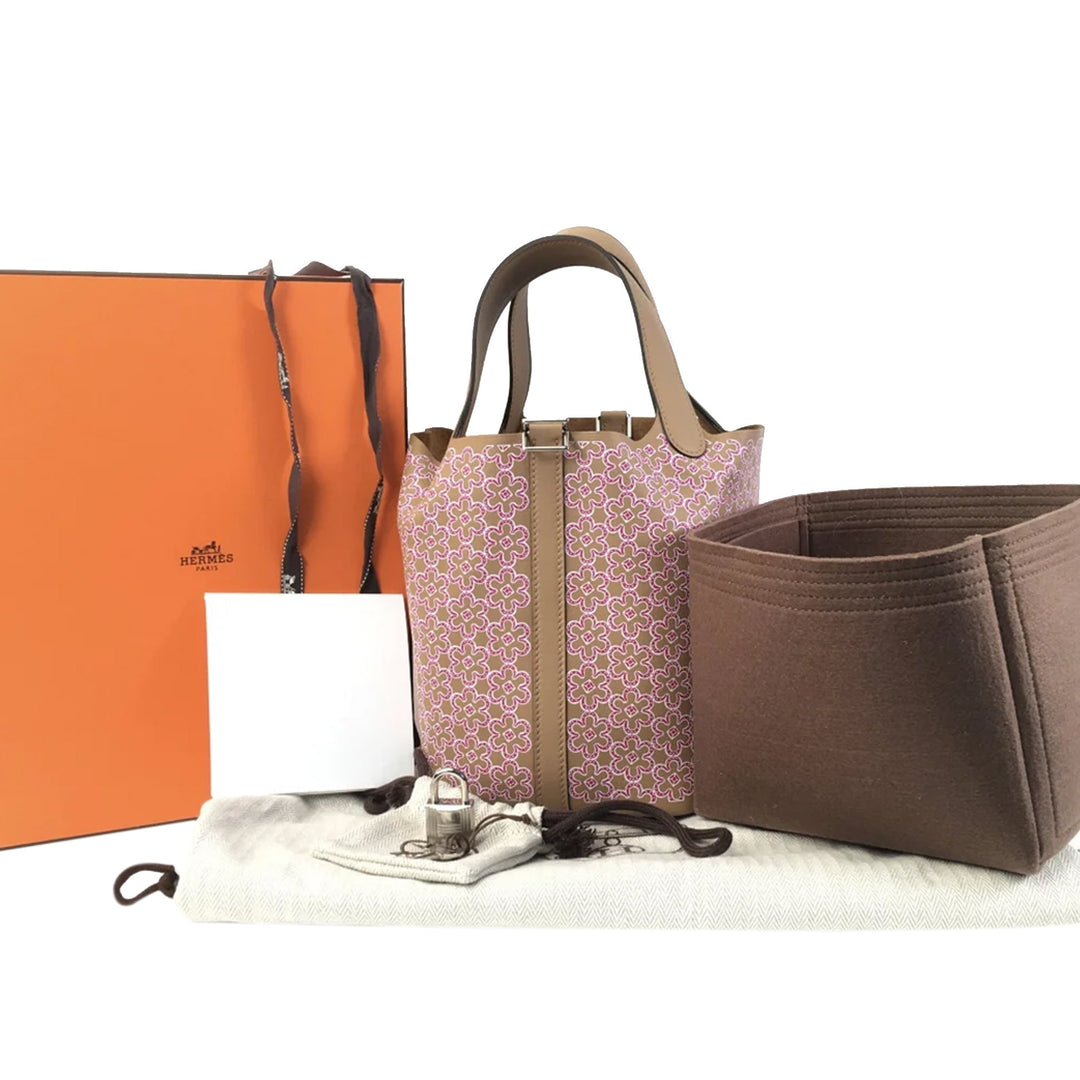Top quality Hermes Swift Lucky Daisy Picotin Lock 18 Handbag