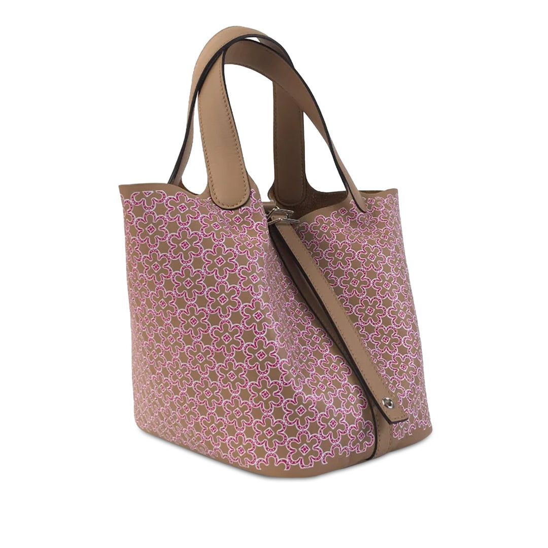 Top quality Hermes Swift Lucky Daisy Picotin Lock 18 Handbag