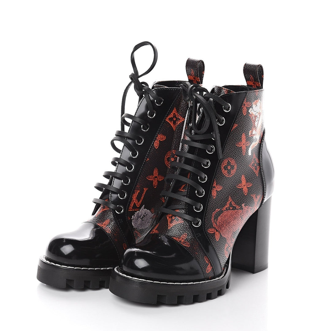 Louis Vuitton Catogram Star Trail Ankle Boots