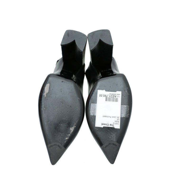 Louis Vuitton Monogram Black Matchmake Slingback Pump 39