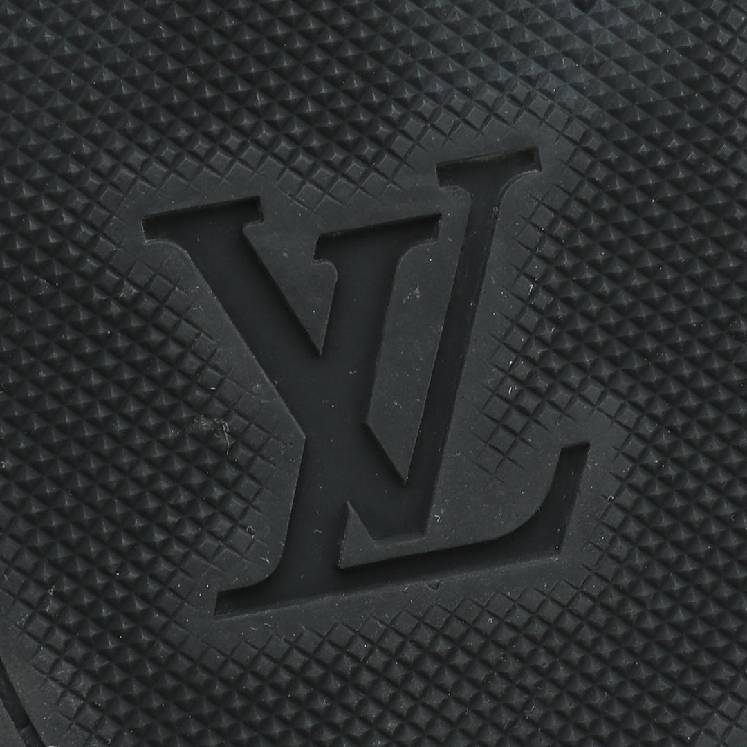 Louis Vuitton Black Flat Sandal 8