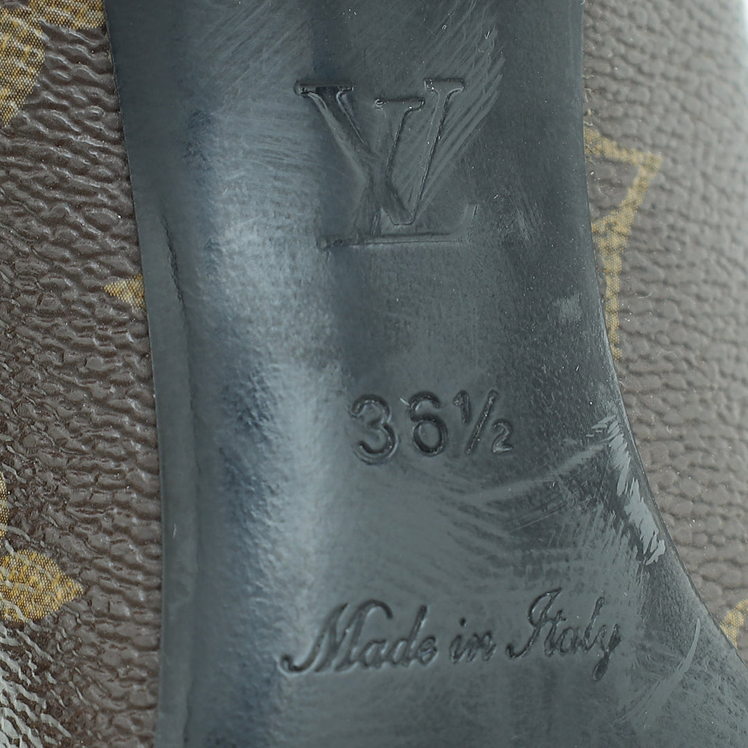 Louis Vuitton Monogram Cap Toe Fetish Pump 36.5