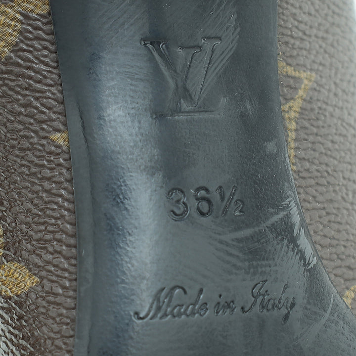 Louis Vuitton Monogram Cap Toe Fetish Pump 36.5