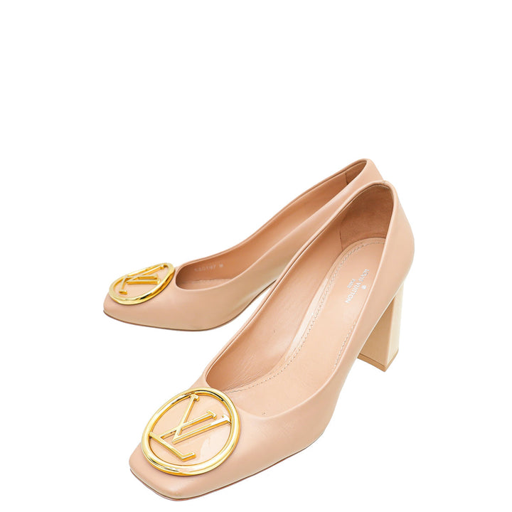 Louis Vuitton Nude Madeleine Pumps 38.5
